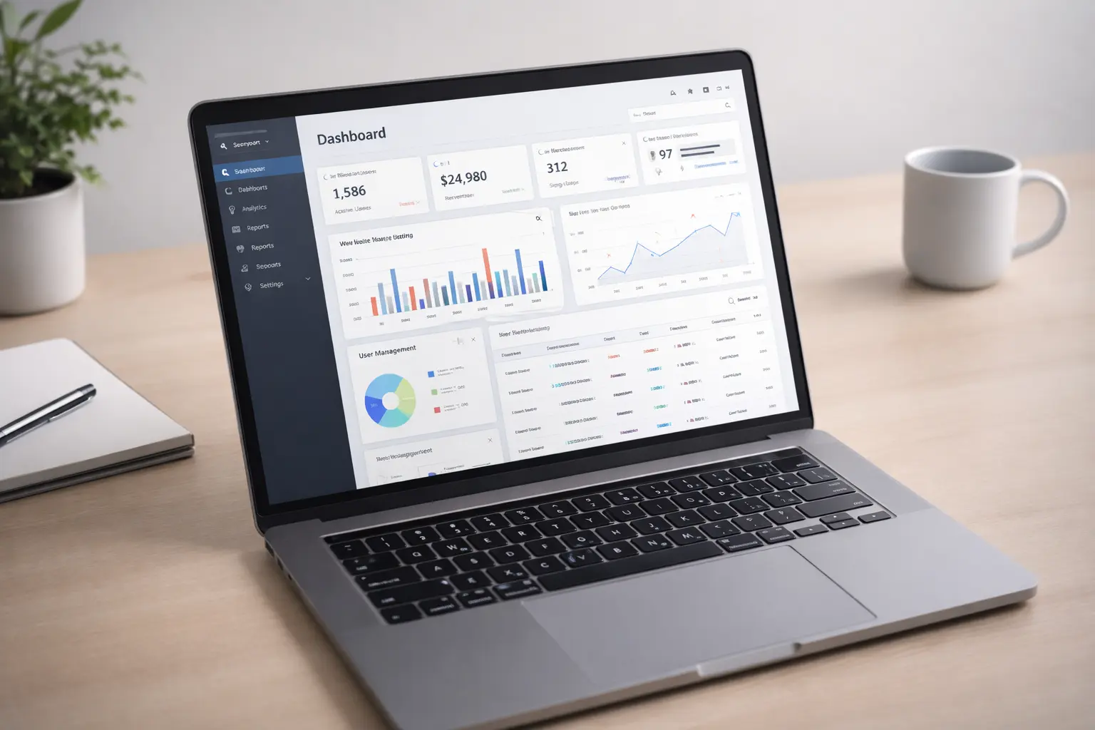 Plataformas SaaS y aplicaciones web empresariales a medida con arquitectura escalable